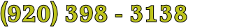 (920) 398 - 3138